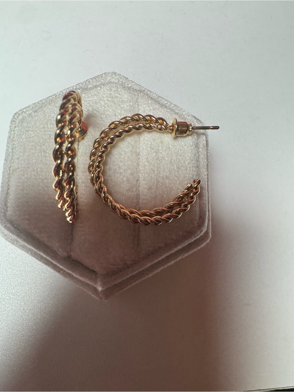 Gold Plated Hoop Earrings Classic Elegant Gold Tone Round Earrings